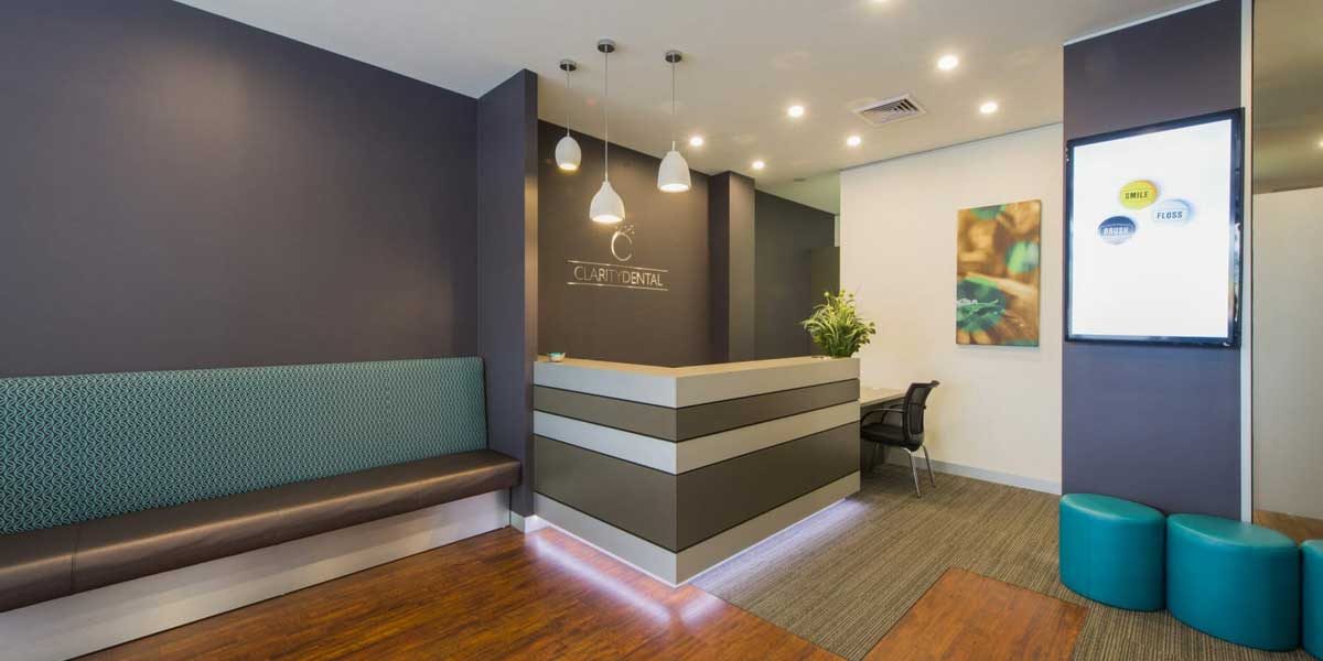 Reception of Clarity Dental