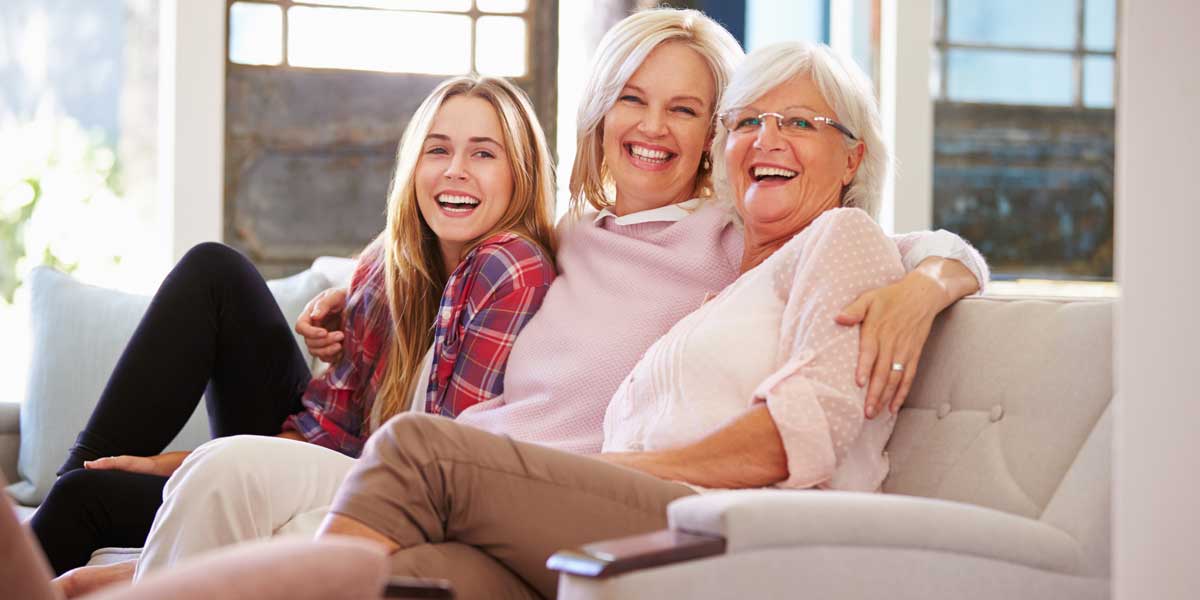 Happy Three Ladies